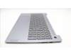 Lenovo 5CB1L99502 C-Cover with keyboard, UK English, Arctic Grey, Backlight, Fingerprint, UK