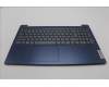 Lenovo 5CB1M03630 C-Cover with keyboard, Belgian, Abyss Blue, Backlight, UK