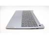 Lenovo 5CB1M23511 C-Cover with keyboard, UK English, Arctic Grey, Non-Backlight, Fingerprint, UK