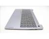 Lenovo 5CB1M23522 C-Cover with keyboard, French, Arctic Grey, Non-Backlight, Fingerprint, US