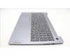 Lenovo 5CB1M23524 C-Cover with keyboard, Arabic, Arctic Grey, Non-Backlight, Fingerprint, US