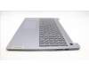 Lenovo 5CB1M45206 C-Cover with keyboard, French, Arctic Grey, Backlight, Fingerprint, US