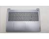 Lenovo 5CB1M45222 C-Cover with keyboard, Slovenian, Arctic Grey, Backlight, Fingerprint, UK