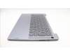 Lenovo 5CB1M46178 C-Cover with keyboard, French, Arctic Grey, Fingerprint, US