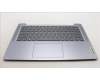 Lenovo 5CB1M46209 C-Cover with keyboard, US English Euro, Arctic Grey, Non-Fingerprint, US