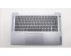 Lenovo 5CB1M46382 C-Cover with keyboard, Nordic, Arctic Grey, Fingerprint, UK