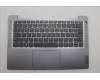 Lenovo 5CB1M46387 C-Cover with keyboard, US English Euro, Arctic Grey, Fingerprint, US