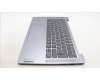Lenovo 5CB1M46407 C-Cover with keyboard, German, Arctic Grey, Non-Fingerprint, UK