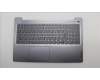 Lenovo 5CB1M46851 C-Cover with keyboard, French, Arctic Grey, Backlight, Fingerprint, US