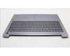 Lenovo 5CB1M46854 C-Cover with keyboard, German, Arctic Grey, Backlight, Fingerprint, UK