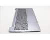 Lenovo 5CB1M46860 C-Cover with keyboard, Italian, Arctic Grey, Backlight, Fingerprint, UK
