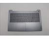Lenovo 5CB1M46868 C-Cover with keyboard, Spanish, Arctic Grey, Backlight, Fingerprint, UK