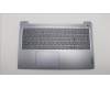 Lenovo 5CB1M46873 C-Cover with keyboard, UK English, Arctic Grey, Backlight, Fingerprint, UK