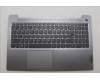 Lenovo 5CB1M47060 C-Cover with keyboard, US English Euro, Arctic Grey, Non-Backlight, Fingerprint, US