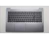 Lenovo 5CB1M47069 C-Cover with keyboard, Italian, Arctic Grey, Non-Backlight, UK