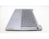 Lenovo 5CB1M47824 C-Cover with keyboard, French, Arctic Grey, Fingerprint, US