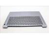 Lenovo 5CB1M47827 C-Cover with keyboard, German, Arctic Grey, Fingerprint, UK