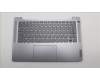 Lenovo 5CB1M47837 C-Cover with keyboard, Portuguese, Arctic Grey, Fingerprint, UK