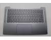 Lenovo 5CB1M47855 C-Cover with keyboard, French, Arctic Grey, Non-Fingerprint, US