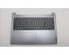 Lenovo 5CB1M48035 C-Cover with keyboard, Belgian, Arctic Grey, Non-Backlight, Non-Fingerprint, UK