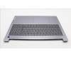 Lenovo 5CB1M48035 C-Cover with keyboard, Belgian, Arctic Grey, Non-Backlight, Non-Fingerprint, UK