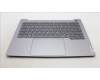 Lenovo 5CB1M48335 C-Cover with keyboard, German, Arctic Grey, Backlight, UK