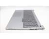 Lenovo 5CB1M48395 C-Cover with keyboard, Bulgarian, Arctic Grey, Backlight, UK