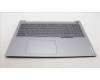 Lenovo 5CB1M48412 C-Cover with keyboard, Portuguese, Arctic Grey, Backlight, UK