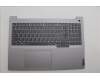 Lenovo 5CB1M48424 C-Cover with keyboard, Belgian, Arctic Grey, Non-Backlight, UK