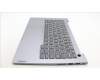 Lenovo 5CB1M48490 C-Cover with keyboard, Arabic, Arctic Grey, Non-Backlight, US