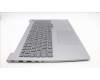 Lenovo 5CB1M48520 C-Cover with keyboard, Arabic, Arctic Grey, Backlight, US