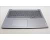 Lenovo 5CB1M48531 C-Cover with keyboard, Greek, Arctic Grey, Backlight, US