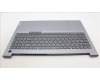 Lenovo 5CB1M48549 C-Cover with keyboard, Ukraine, Arctic Grey, Backlight, US