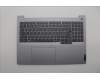 Lenovo 5CB1M48557 C-Cover with keyboard, US English Euro, Arctic Grey, Non-Backlight, US