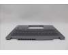 Lenovo 5CB1N61313 C-Cover with keyboard, Hebrew, Luna Grey, w/Storm Grey Keycaps, US