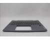Lenovo 5CB1N61345 C-Cover with keyboard, Belgian, Luna Grey, w/Grey Keycaps, UK