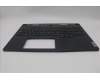Lenovo 5CB1N61424 C-Cover with keyboard, English, Eclipse Black, White Backlight, US