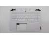 Lenovo 5CB1N61487 C-Cover with keyboard,English,White,RGB Backlight