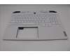 Lenovo 5CB1N61492 C-Cover with keyboard, Russian, White, RGB Backlight, US