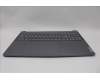 Lenovo 5CB1N62240 C-Cover with keyboard, Russian, Luna Grey, w/puresight pro logo, US