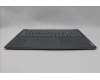Lenovo 5CB1N62247 C-Cover with keyboard, UK English, Luna Grey, w/puresight pro logo, UK
