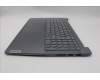 Lenovo 5CB1N62247 C-Cover with keyboard, UK English, Luna Grey, w/puresight pro logo, UK