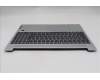 Lenovo 5CB1N65004 C-Cover with keyboard, Greek, Cloud Grey, Backlight, Fingerprint, US