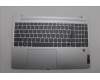 Lenovo 5CB1N78872 C-Cover with keyboard, French, Cloud Grey, Backlight, Fingerprint, US