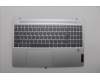 Lenovo 5CB1N78873 C-Cover with keyboard, German, Cloud Grey, Backlight, Fingerprint, UK