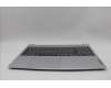 Lenovo 5CB1N78968 C-Cover with keyboard, Belgian, Cloud Grey, Non-Backlight, Non-Fingerprint, UK