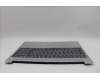 Lenovo 5CB1N84636 C-Cover with keyboard, Switzerland, Cloud Grey, Non-Backlight, Non-Fingerprint, UK