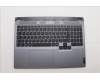 Lenovo 5CB1N84659 C-Cover with keyboard, Portuguese, Luna Grey, Backlight, UK