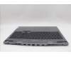Lenovo 5CB1N84663 C-Cover with keyboard, French, Luna Grey, Backlight, US
