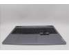 Lenovo 5CB1N84670 C-Cover with keyboard, Switzerland, Luna Grey, Backlight, UK